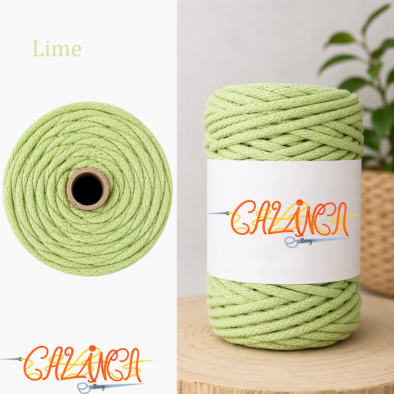 Corda di cotone per cucire a macchina, Standard 6mm 50mt