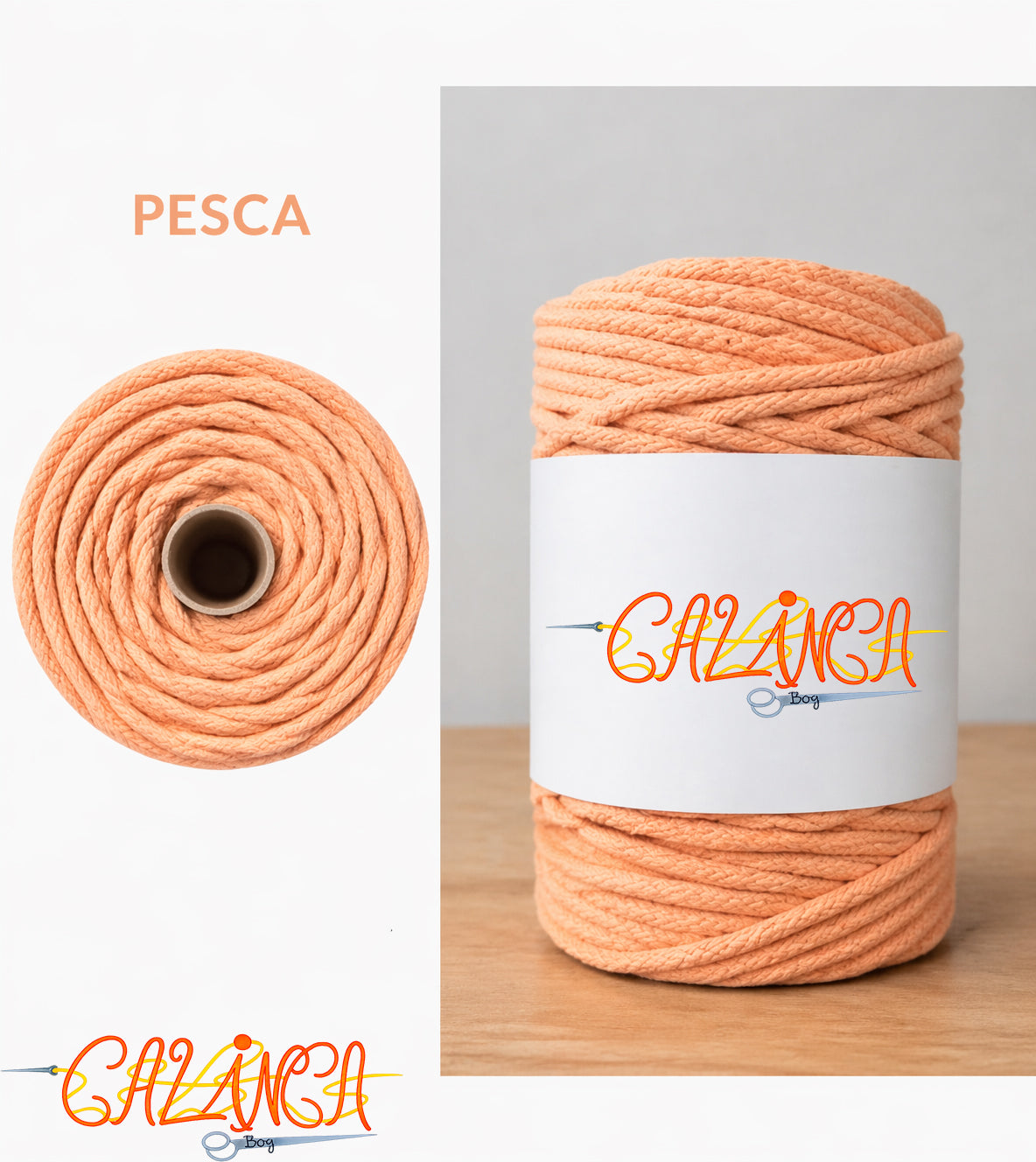 Corda di cotone per cucire a macchina, Standard 6mm 50mt