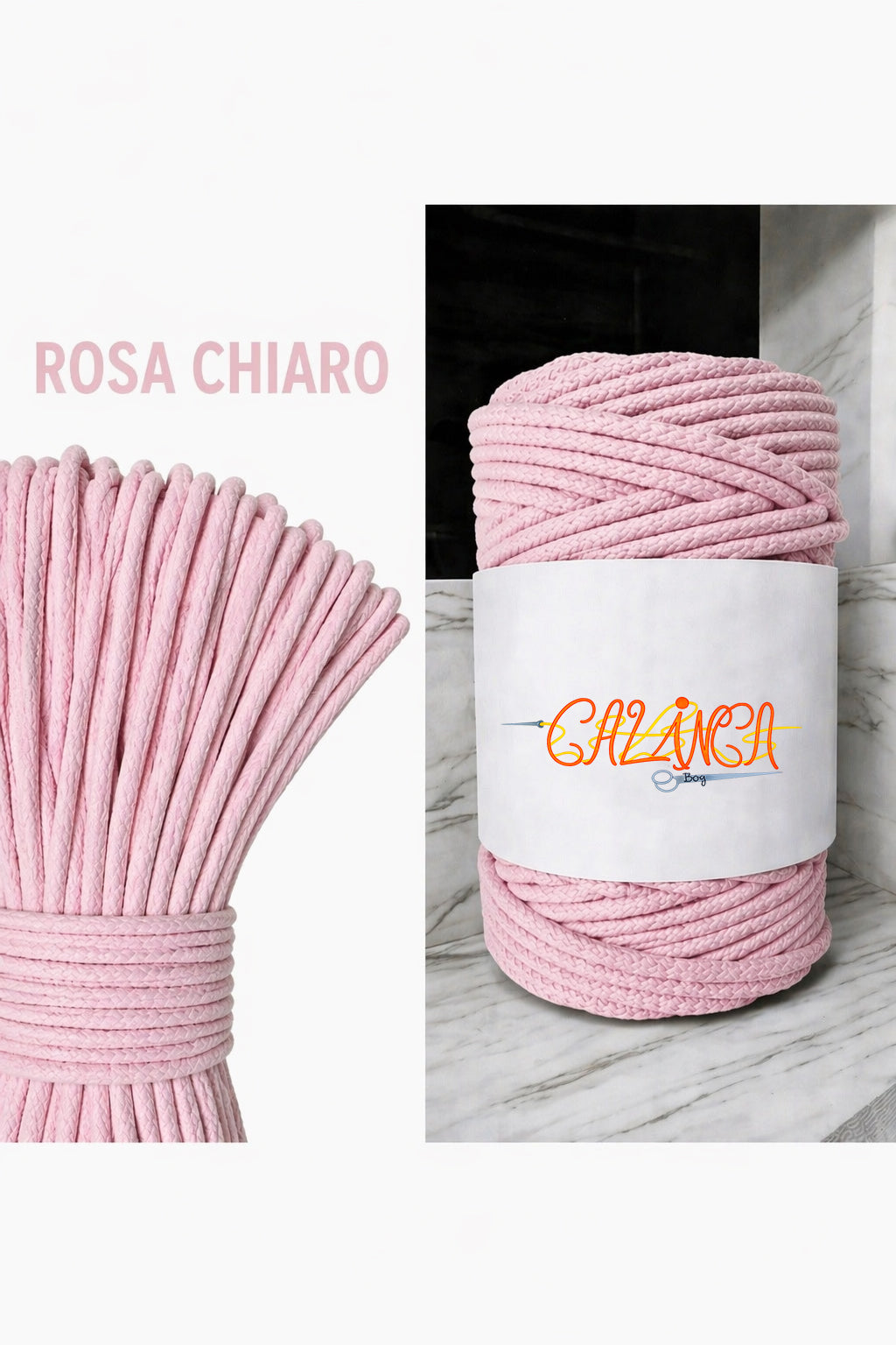 Corda di cotone per cucire a macchina, Standard 6mm 50mt
