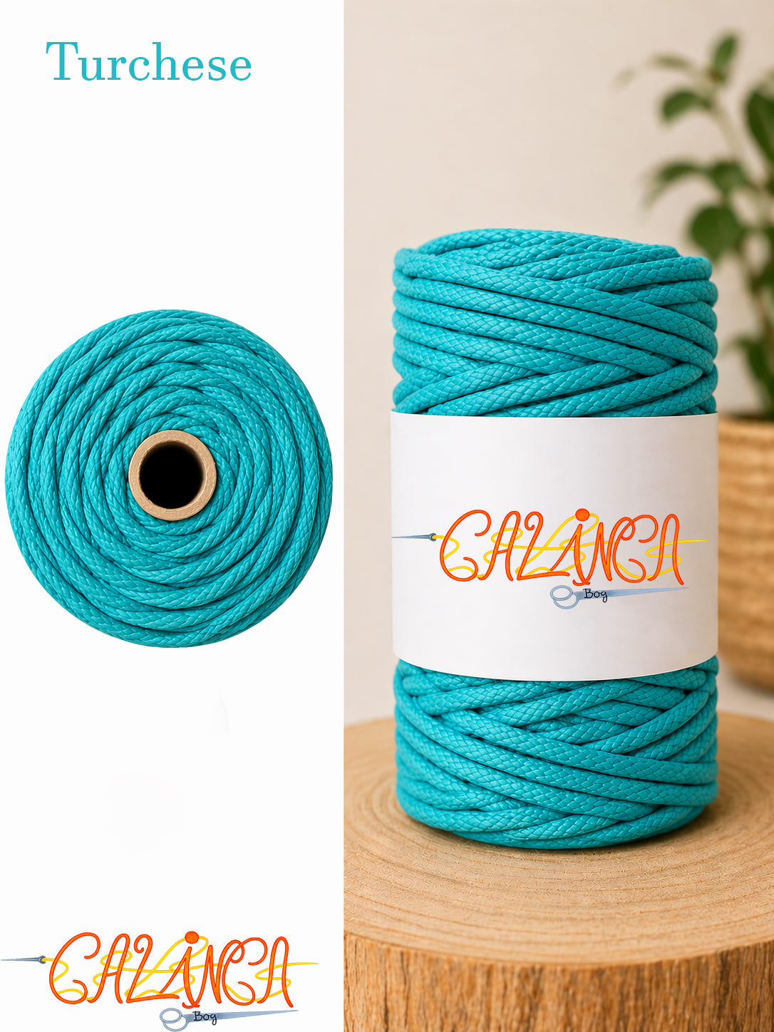 Corda di cotone per cucire a macchina, Standard 6mm 50mt