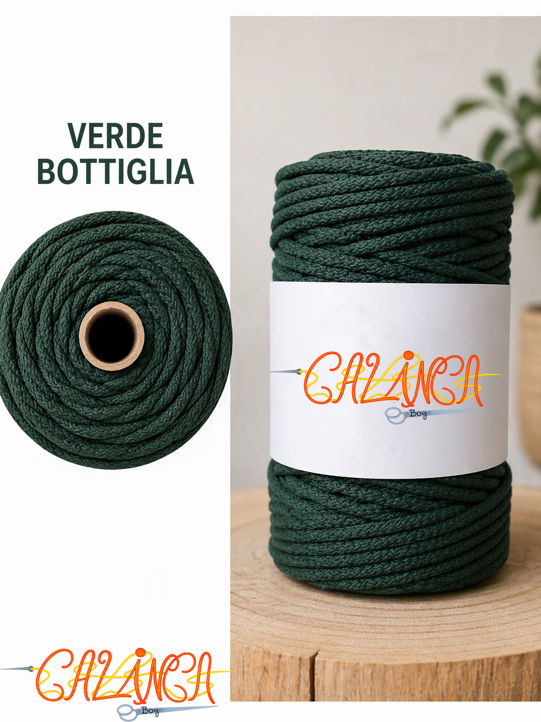 Corda di cotone per cucire a macchina, Standard 6mm 50mt